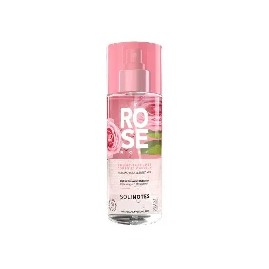 Solinotes Brume Corporelle sans Alcool Vegan 250ml-Rose Solinotes Brume Corporelle sans Alcool Vegan 250ml-Rose