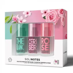 Solinotes Coffret Eaux de Parfum Florales Vegan 3X15ml
