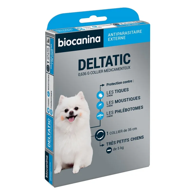 Biocanina Deltatic Collier Petit Chien de moins de 5kg Biocanina Deltatic Collier Petit Chien de moins de 5kg