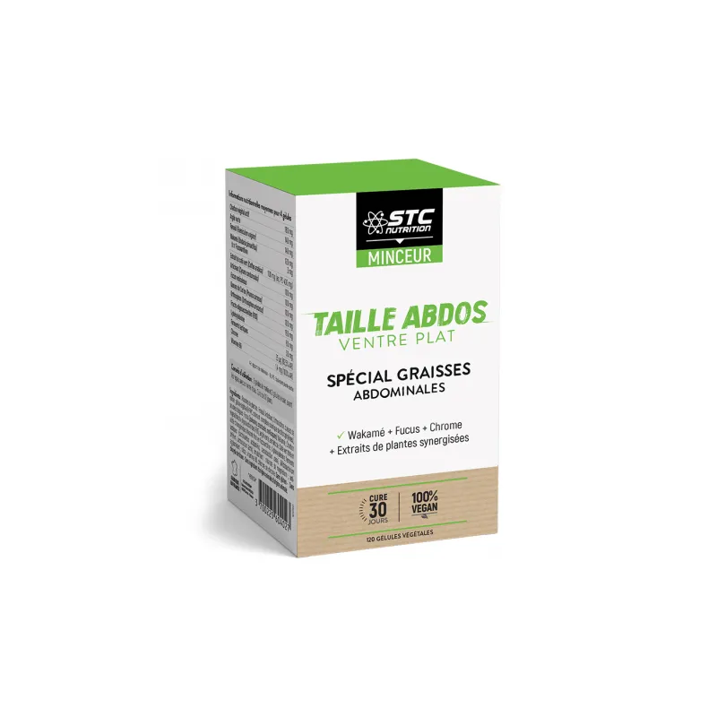 STC Nutrition VEGAN Taille Abdo Ventre Plat 120 gélules