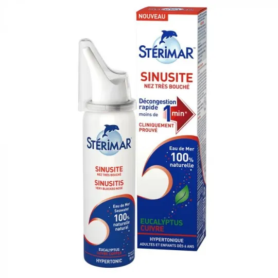 Sterimar Sinusite Nez très bouché 50ml Sterimar Sinusite Nez très bouché 50ml