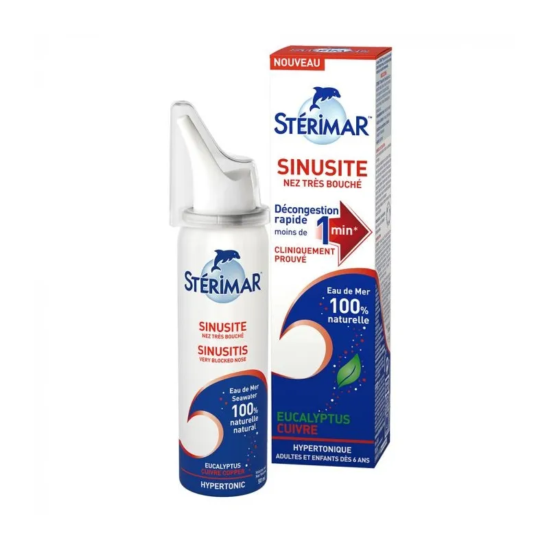 Sterimar Sinusite Nez très bouché 50ml Sterimar Sinusite Nez très bouché 50ml