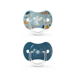 Suavinex 2 Sucettes Symétriques SX Pro +18mois-Forest bleu