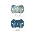 Suavinex 2 Sucettes Symétriques SX Pro +18mois-Forest bleu Suavinex 2 Sucettes Symétriques SX Pro +18mois-Forest bleu