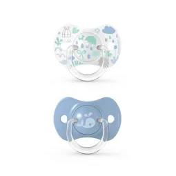 Suavinex 2 Sucettes Symétriques SX Pro +18mois-Memories bleu