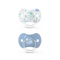 Suavinex 2 Sucettes Symétriques SX Pro +18mois-Memories bleu Suavinex 2 Sucettes Symétriques SX Pro +18mois-Memories bleu