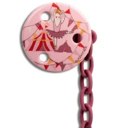 Suavinex Attache Sucette Rond Ballerine Dès la Naissance