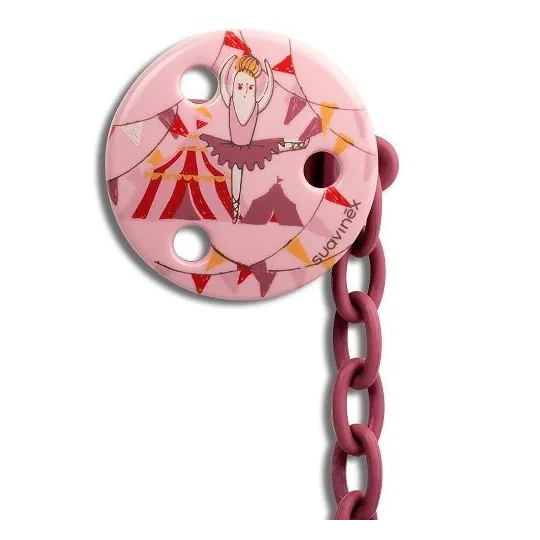 Suavinex Attache Sucette Rond Ballerine Dès la Naissance