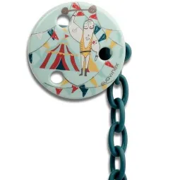 Suavinex Attache Sucette Rond Homme Fort Dès la Naissance