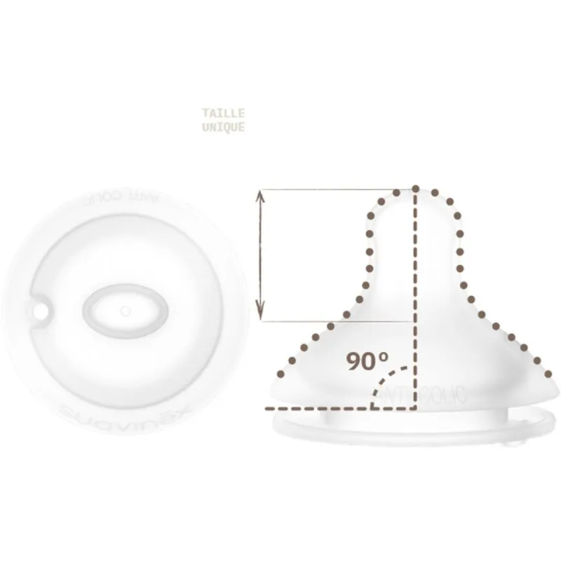 Suavinex Biberon Silicone SX Pro M Vert +3mois 240ml