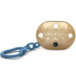 Suavinex Couture Attache Sucette Doré et Bleu Foncé