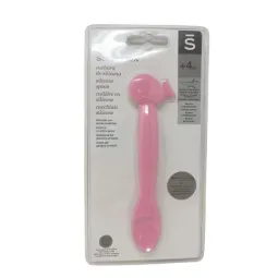 Suavinex Cuillère Silicone Rose +4 mois