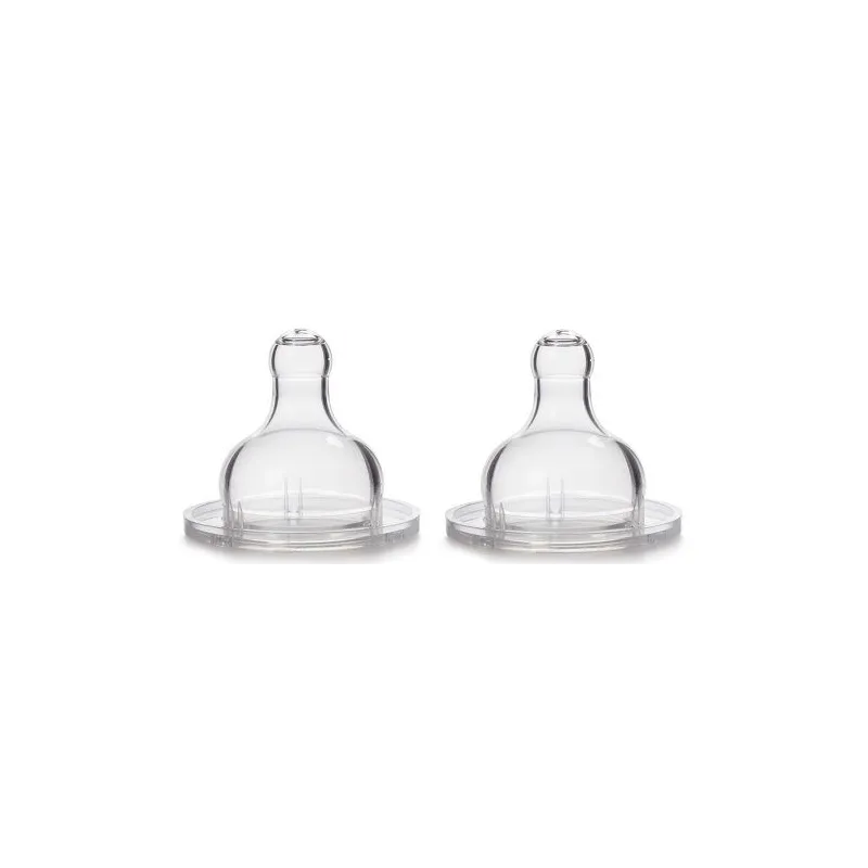 Suavinex Tétines Rondes Débit Lent X2