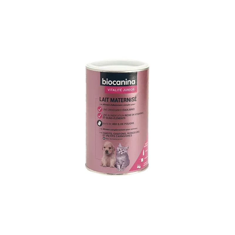Biocanina Lait Maternisé Boîte 400g. Biocanina Lait Maternisé Boîte 400g.
