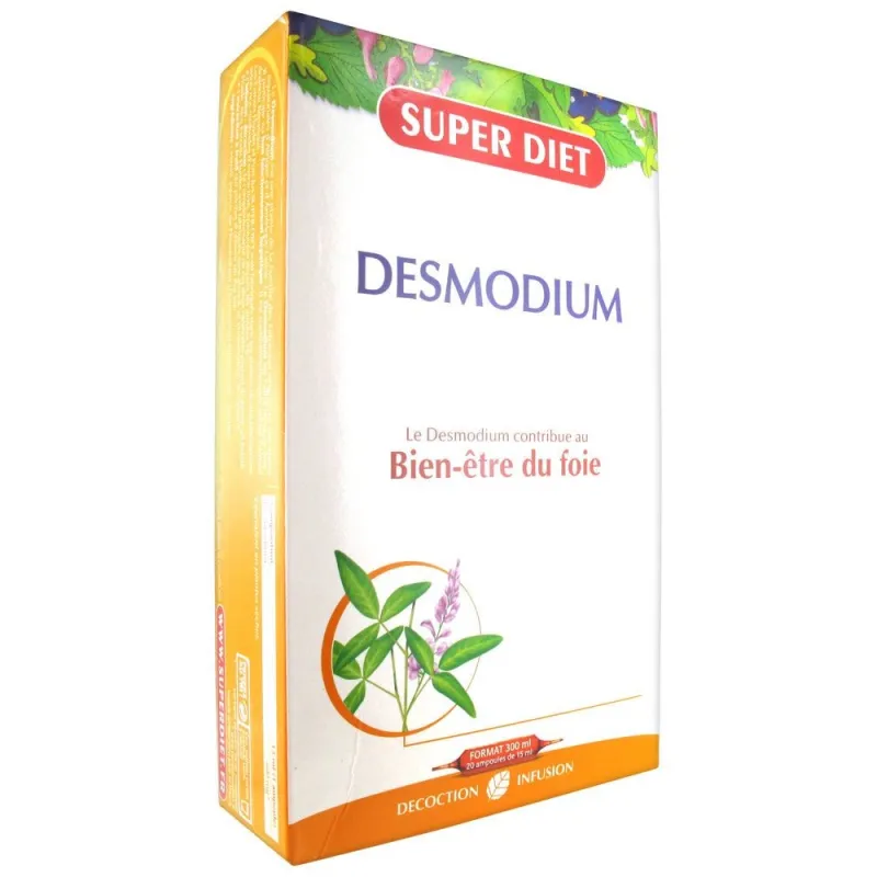 SuperDiet Desmodium Ampoules 20 x 15ml SuperDiet Desmodium Ampoules 20 x 15ml