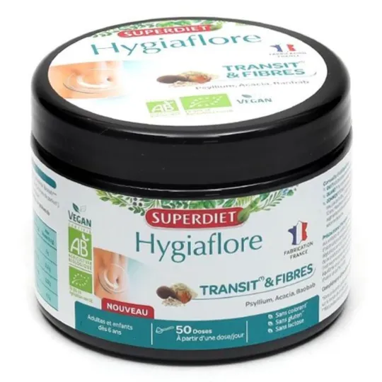 SuperDiet Hygiaflore Transit & Fibres Bio Vegan 184g SuperDiet Hygiaflore Transit & Fibres Bio Vegan 184g
