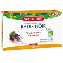 SuperDiet Radis Noir Bio 20 Ampoules