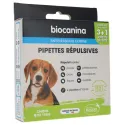 Biocanina Pipettes Répulsives 3+1Offerte Chiens -15KG Biocanina Pipettes Répulsives 3+1Offerte Chiens -15KG