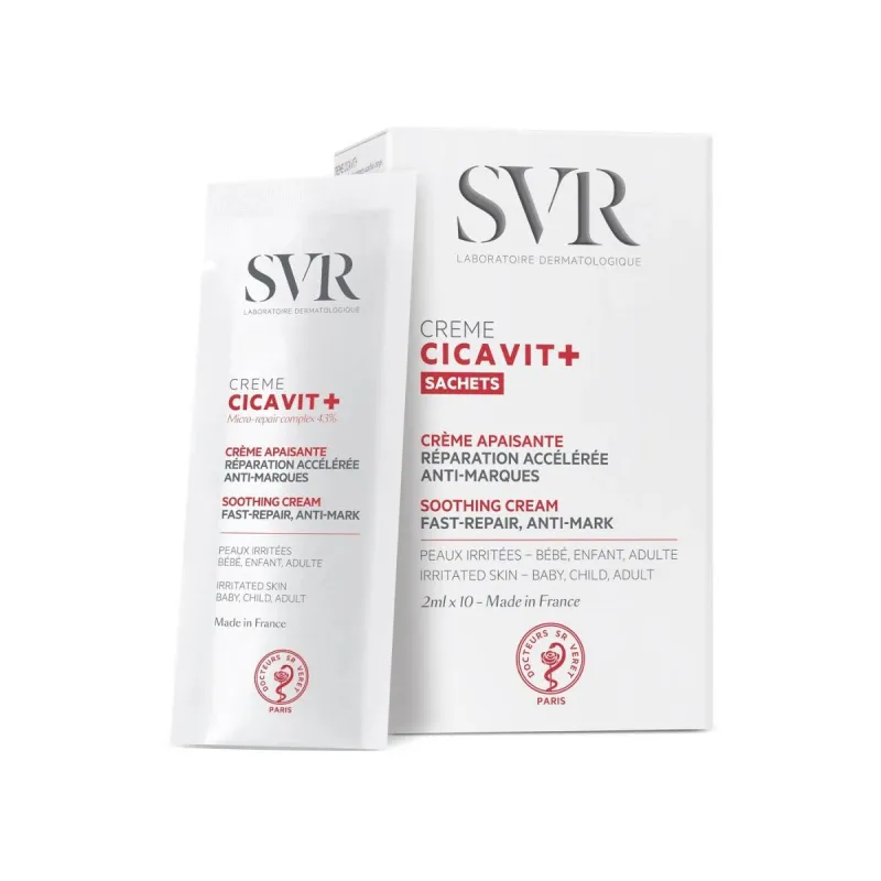 SVR Cicavit+ Crème 10 Sachets de 2ml SVR Cicavit+ Crème 10 Sachets de 2ml