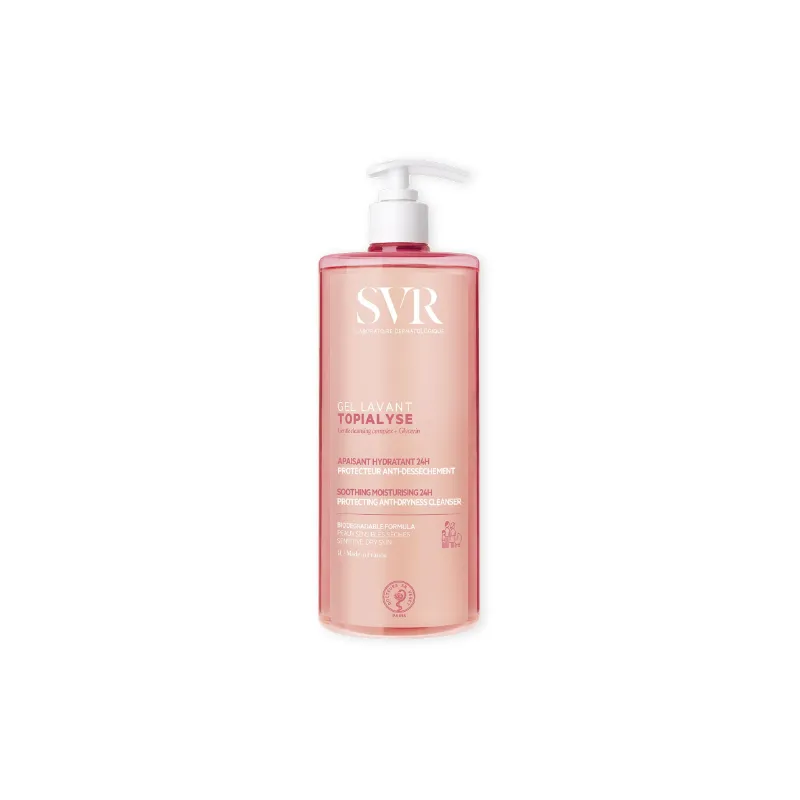 SVR Topialyse Gel lavant Apaisant Hydratant 24h 1 Litre SVR Topialyse Gel lavant Apaisant Hydratant 24h 1 Litre