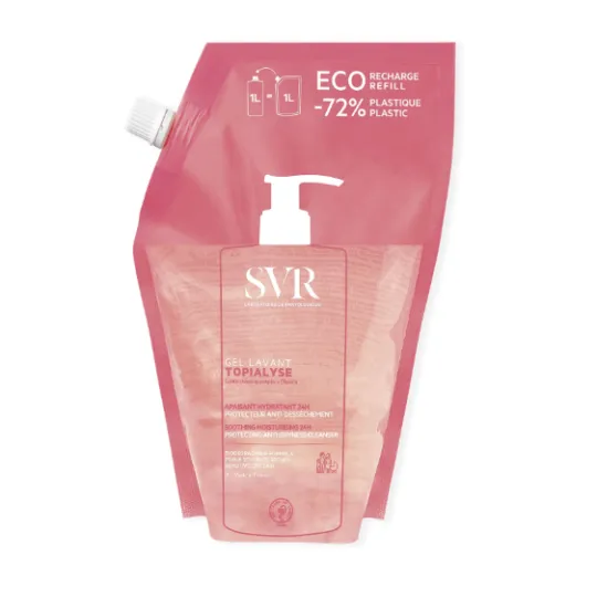 SVR Topialyse Gel lavant Apaisant Hydratant 24h Eco Recharge 1 Litre SVR Topialyse Gel lavant Apaisant Hydratant 24h Eco Recharge 1 Litre