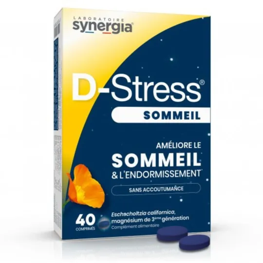 Synergia D-Stress Sommeil Comprimés X40 Synergia D-Stress Sommeil Comprimés X40