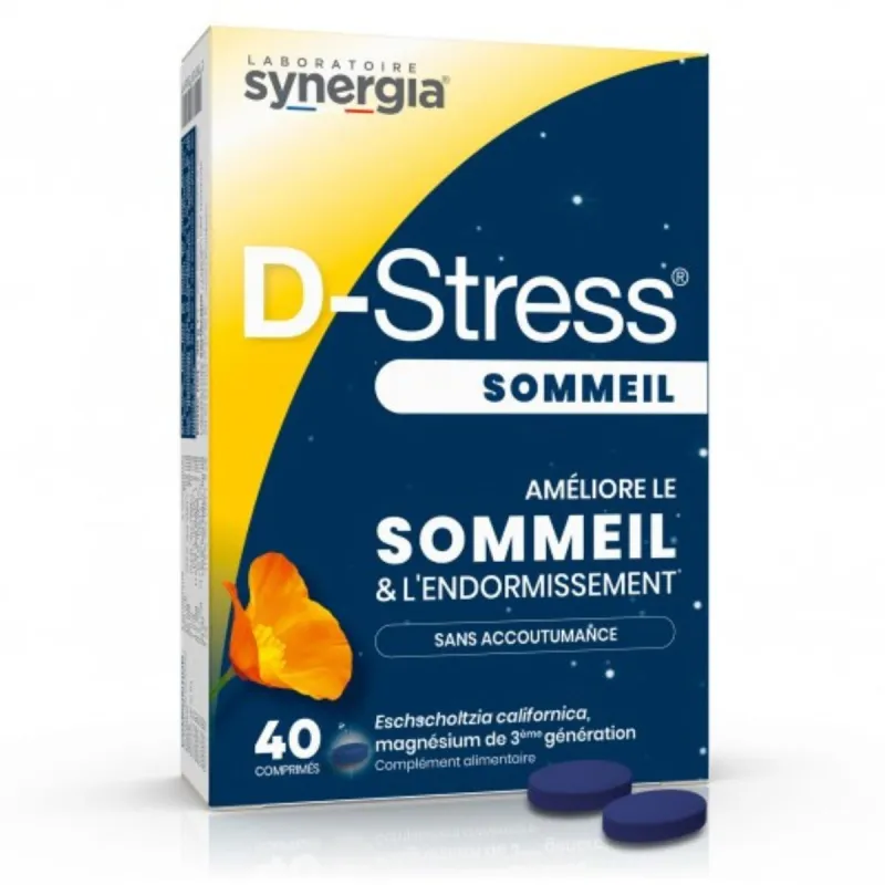 Synergia D-Stress Sommeil Comprimés X40 Synergia D-Stress Sommeil Comprimés X40