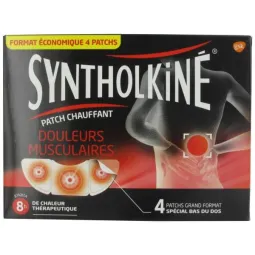 Syntholkiné Patch Chauffant Spécial Dos 4 Patchs