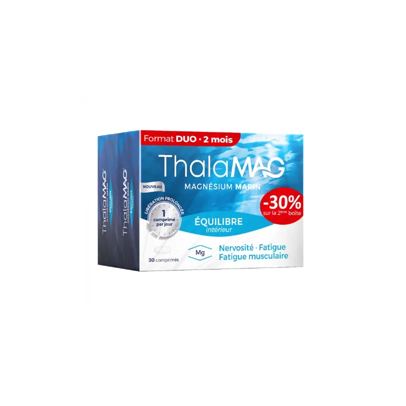 Thalamag Magnésium Marin Equilibre Intérieur 2X30 Comprimés Thalamag Magnésium Marin Equilibre Intérieur 2X30 Comprimés