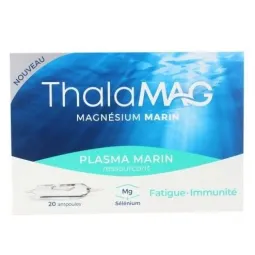 Thalamag Magnésium Marin Fatigue Immunité 20 Ampoules