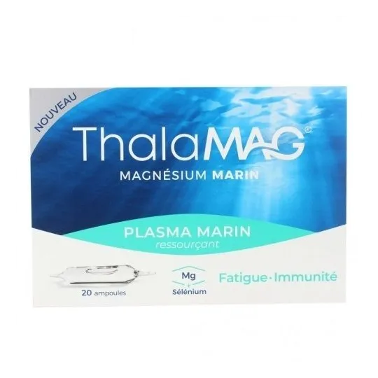 Thalamag Magnésium Marin Fatigue Immunité 20 Ampoules Thalamag Magnésium Marin Fatigue Immunité 20 Ampoules