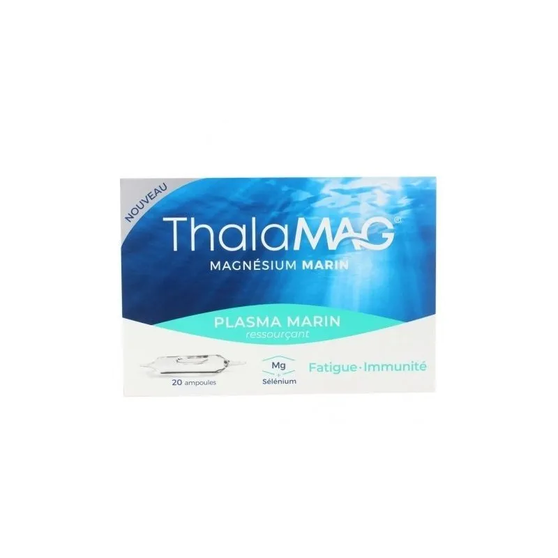 Thalamag Magnésium Marin Fatigue Immunité 20 Ampoules Thalamag Magnésium Marin Fatigue Immunité 20 Ampoules