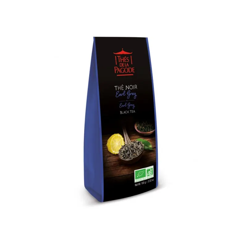 Thé de la Pagode Thé Noir Earl Grey Bio 100g