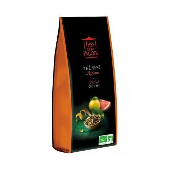 Thé de la Pagode Thé Vert aux Agrumes Bio 100g