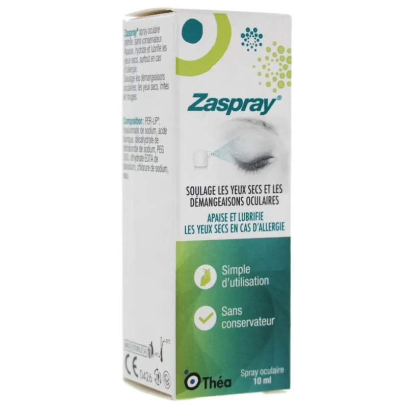 Théa Zaspray Spray Oculaire 10ml Théa Zaspray Spray Oculaire 10ml