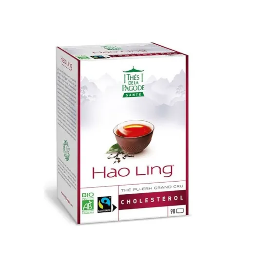 Thés de la Pagode Hao Ling Bio Cholestérol 90 Sachets Thés de la Pagode Hao Ling Bio Cholestérol 90 Sachets