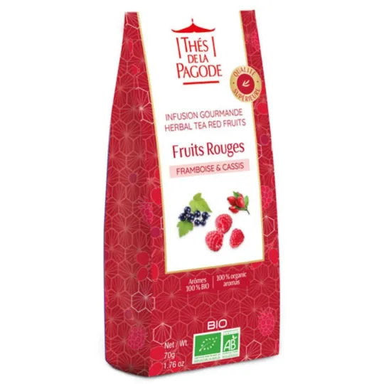Thés de la Pagode Infusion Fruits Rouges Bio 70g Thés de la Pagode Infusion Fruits Rouges Bio 70g
