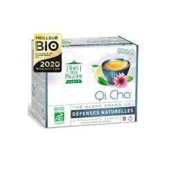 Thés de la Pagode Qi Cha Bio Défenses Naturelles 18 sachets