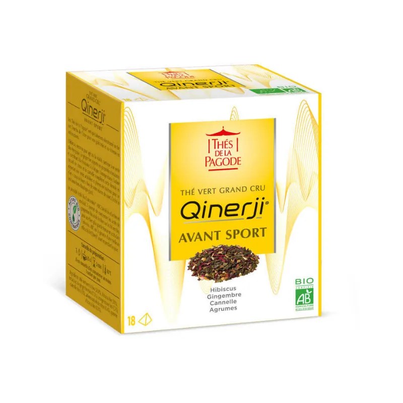 Thés de la Pagode Qinerji Bio Avant Sport 18 sachets