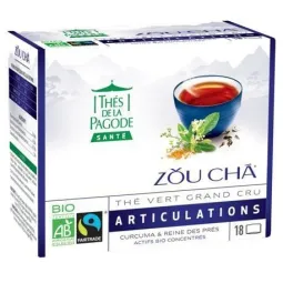 Thés de la Pagode Zou Cha bio 18 Infusettes Commerce Equitable