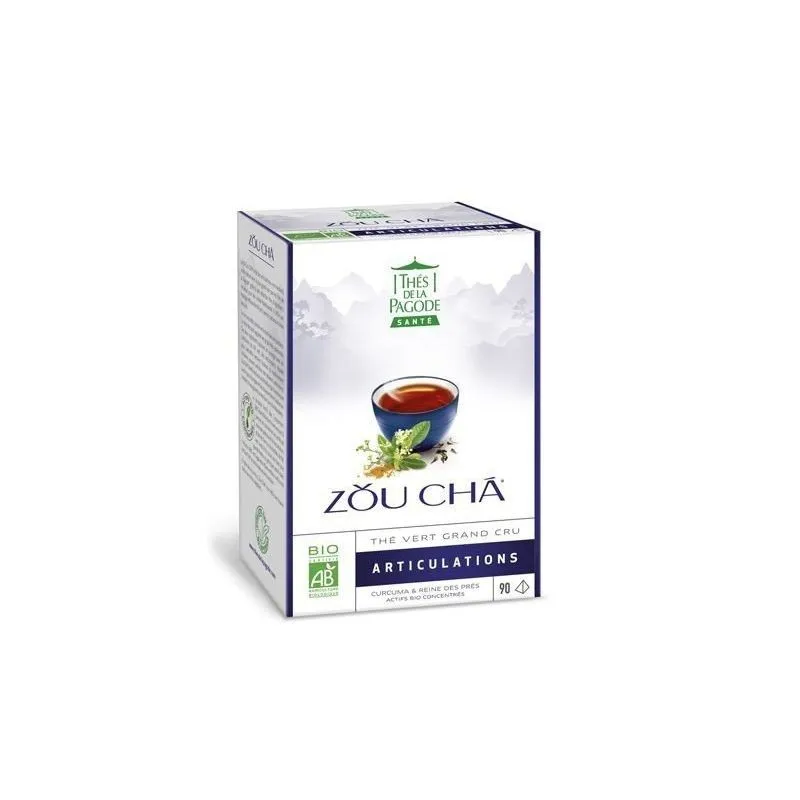 Thés de la Pagode Zou Cha Bio Articulations 90 Sachets Thés de la Pagode Zou Cha Bio Articulations 90 Sachets