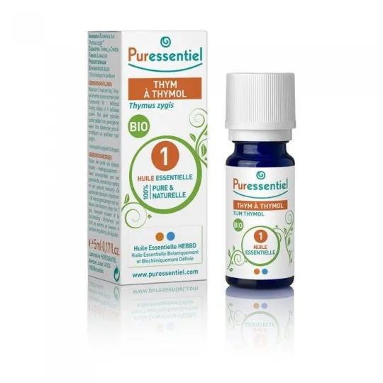 Thym à Thymol Bio 5ml Huile Essentielle Puressentiel