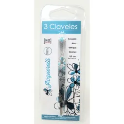 3 Claveles Pince à Epiler Mors Biais 9cm