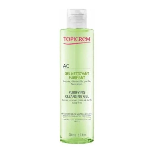 Topicrem AC Gel Nettoyant Purifiant 200ml
