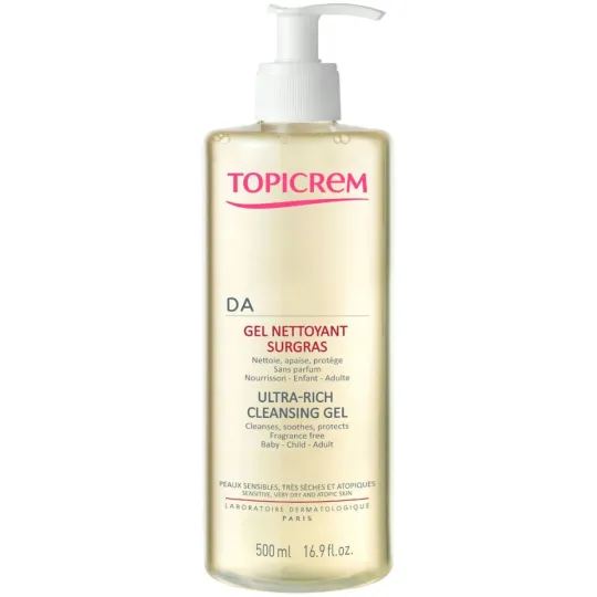 Topicrem DA Gel Nettoyant Surgras 500ml