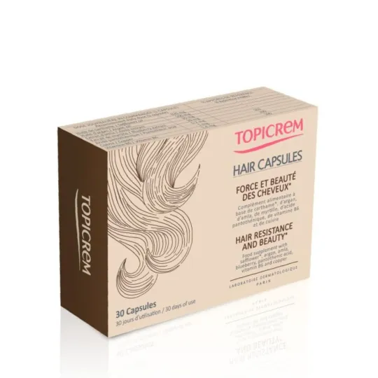 Topicrem Hair Capsules Force et Beauté des Cheveux 30 Capsules Topicrem Hair Capsules Force et Beauté des Cheveux 30 Capsules