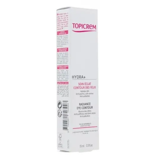 Topicrem Hydra+ Soin Eclat Contour des Yeux 15ml Topicrem Hydra+ Soin Eclat Contour des Yeux 15ml