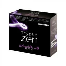 TryptoZen Barres protéinées saveur Chocolat noir 7 unités