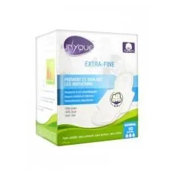 Unyque Serviettes Périodique 100% Coton Extra Fines Normal