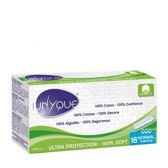 Unyque Tampon 100% Coton Normal sans applicateur X16